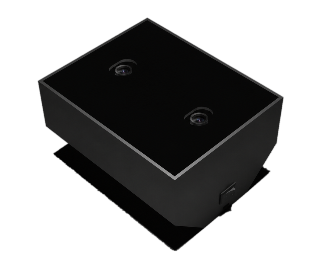 Edge Vision Intelligence camera, flat overhead view